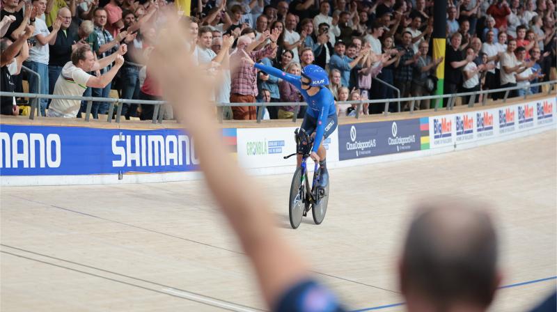 Мілан здобув золоту медаль з новим рекордом на світовому чемпіонаті з велотреку.